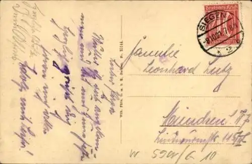 Ak Siegen in Westfalen, Markt