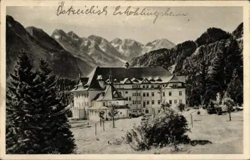 Ak Oberstdorf im Oberallgäu, Stillachhaus, Kuranstalt