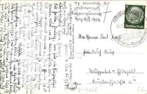 Ak Gernrode Quedlinburg im Harz, Fliegeraufnahme