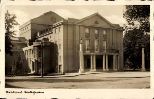 Ak Stralsund in Vorpommern, Stadttheater