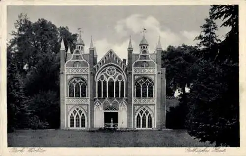 Ak Oranienbaum Wörlitz im Kreis Wittenberg, Eichenkranz, Emil Dittrich, Fassade