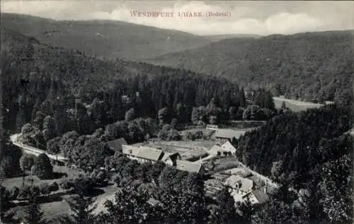 Ak Wendefurth Thale im Harz, Panorama