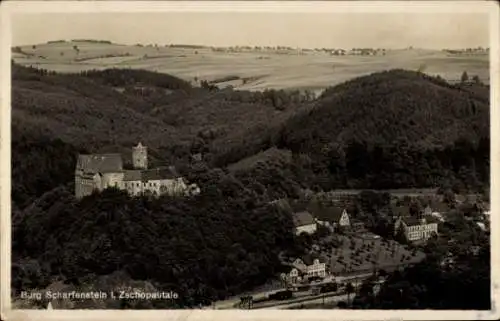 Ak Beuren Leinefelde im Eichsfeld Thüringen, Burg Scharfenstein