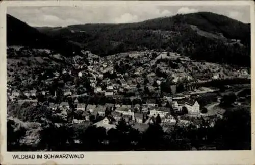 Ak Bad Wildbad im Schwarzwald, Panorama