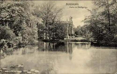 Ak Augsburg in Schwaben, Stadtgraben