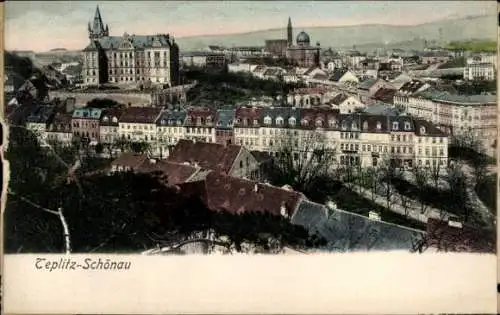 Ak Teplice Šanov Teplitz Schönau Region Aussig, Panorama