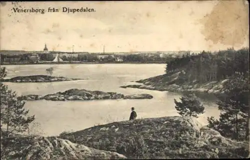 Ak Venersborg Vänersborg Schweden, Djupedalen