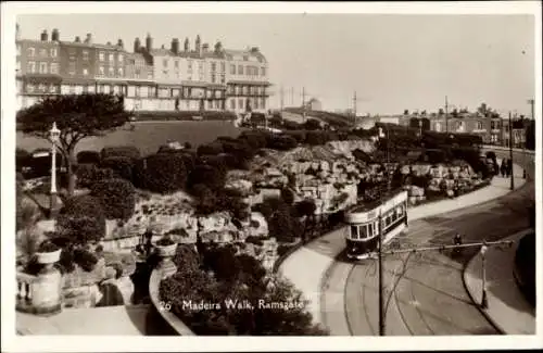 Ak Ramsgate Kent England, Madeira Spaziergang