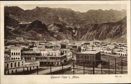 Ak Aden Jemen, Gesamtansicht