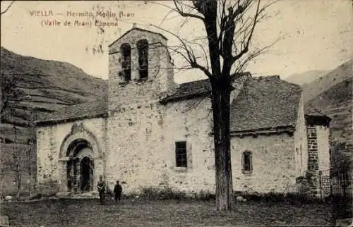 Ak Val d'Aran Aran-Tal Katalonien, Hermito Medio Aran