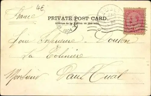 Ak Montreal Quebec Kanada, Eisschollen im Hafen