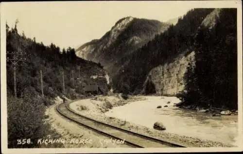 Ak Banff Alberta Kanada, Kicking Horse Canyon, Gleise