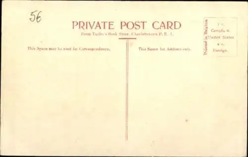 Ak Charlottetown Prince Edward Insel Kanada, Fort Edward, Kanonen