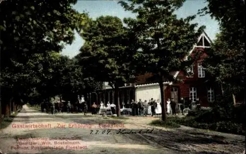 Ak Fleestedt Seevetal Niedersachsen, Gastwirtschaft zur Erholung, Bes. Wilh. Bostelmann