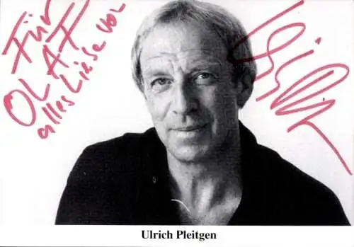 Ak Schauspieler Ulrich Pleitgen, Portrait, Autogramm