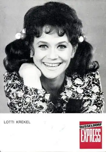 Ak Schauspielerin Lotti Krekel, Portrait, Autogramm