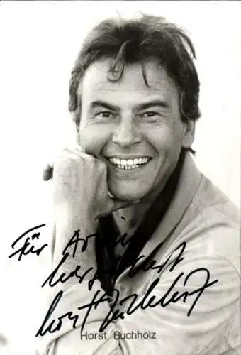 Ak Schauspieler Horst Buchholz, Portrait, Autogramm