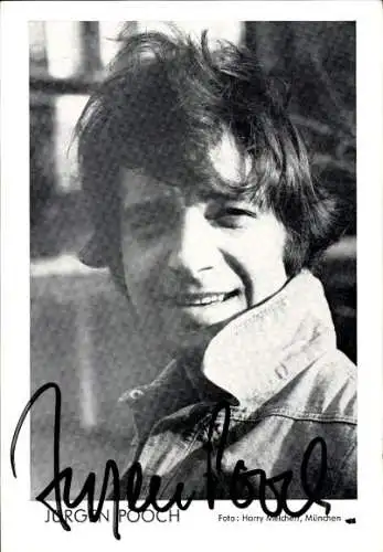 Ak Schauspieler Jürgen Pooch, Portrait, Autogramm