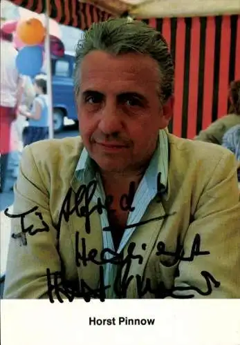 Ak Schauspieler Horst Pinnow, Autogramm, Portrait