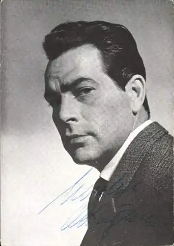 Ak Schauspieler Adrian Hoven, Autogramm, Portrait