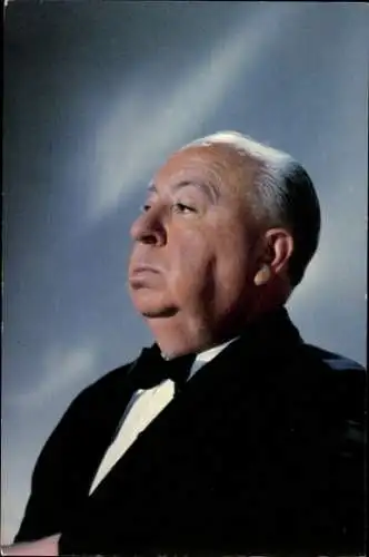 Ak Filmregisseur Alfred Hitchcock