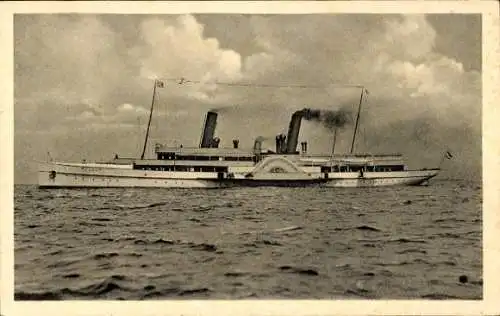 Ak Dampfer Nixe, Salondampfer, Norddeutscher Lloyd Bremen