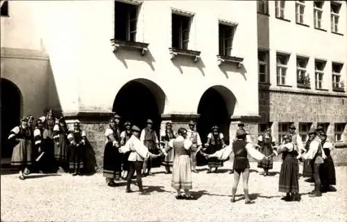 Foto Ak Burghausen an der Salzach Oberbayern, Historisches Tanzspiel 1931, Trachten