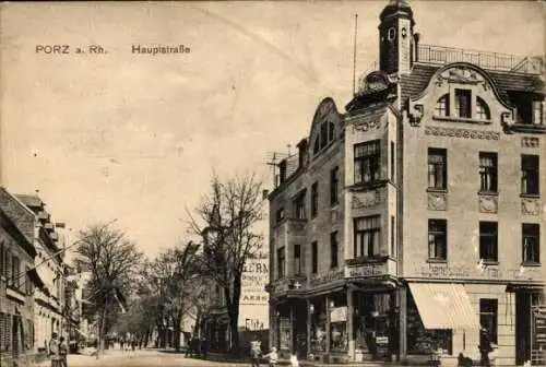 Ak Porz Köln am Rhein, Hauptstraße