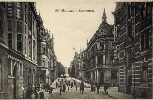 Ak Mönchengladbach am Niederrhein, Kaiserstraße