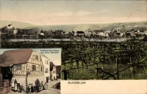 Ak Gleiszellen Gleishorbachim Weinstraße, Gasthaus zum Lamm, Bes. N. Ehrhardt