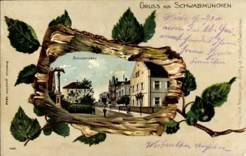 Passepartout Litho Schwabmünchen in Schwaben, Schulstraße