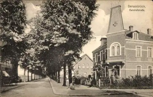 Ak Bersenbrück in Niedersachsen, Bahnhofstraße