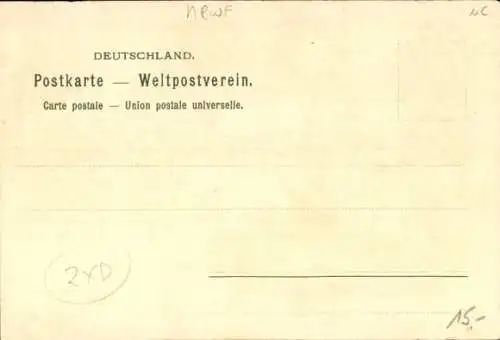 Litho Mühlenrahmede Altena im Märkischen Kreis, Bergfeld, Gastwirtschaft von D. Wissing