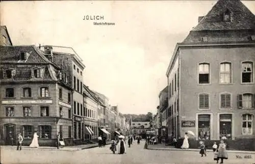 Ak Jülich in Nordrhein Westfalen, Marktstraße