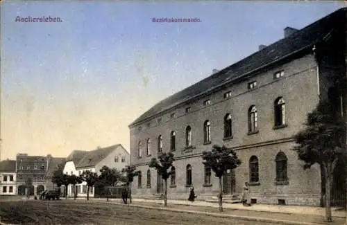 Ak Aschersleben im Salzlandkreis, Bezirkskommando