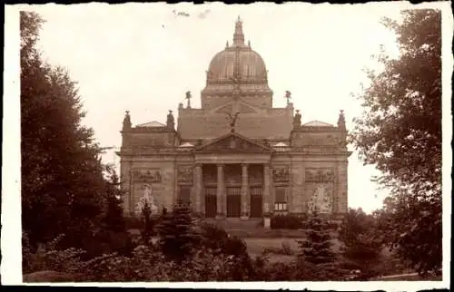 Foto Ak Görlitz in der Lausitz, Gedenkhalle