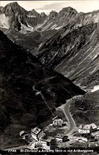 Ak St. Christoph am Arlberg Tirol, Arlbergpass