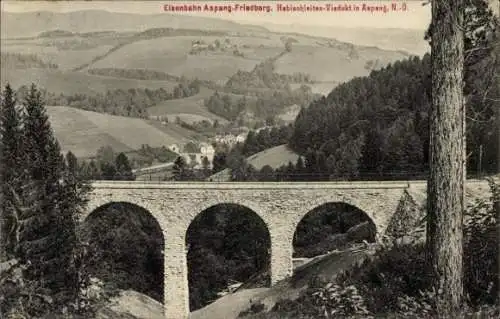 Ak Aspang Niederösterreich, Habischleiten-Viadukt