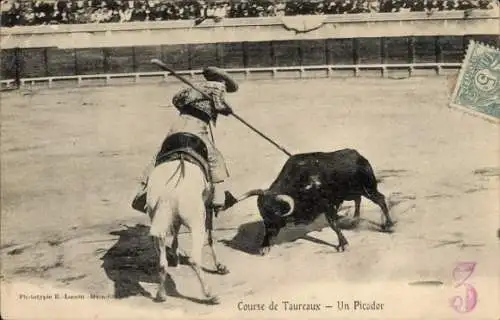 Ak Course de Taureaux, Un Picador