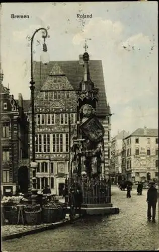 Ak Hansestadt Bremen, Roland