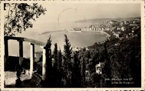 Ak Menton Alpes Maritimes, Gesamtansicht