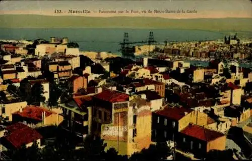 Ak Marseille Bouches du Rhône, Panorama