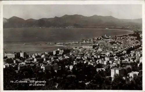 Ak Cannes Alpes Maritimes, Gesamtansicht