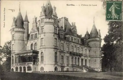 Ak Le Luart Sarthe, Schloss