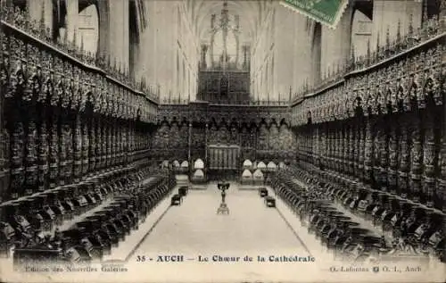Ak Auch Gers, Choeur de la Cathedrale