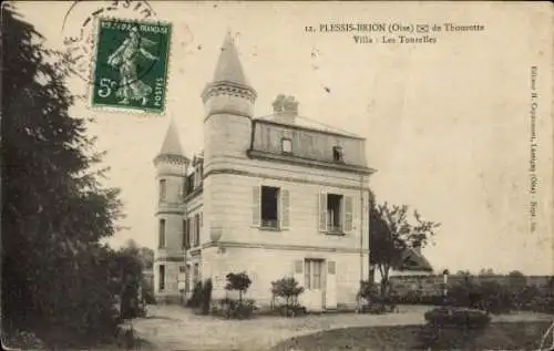 Ak Le Plessis Brion Oise, Villa Les Tourelles
