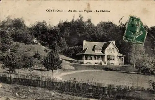 Ak Coye Oise, Au clos des Vignes, La Clairiere