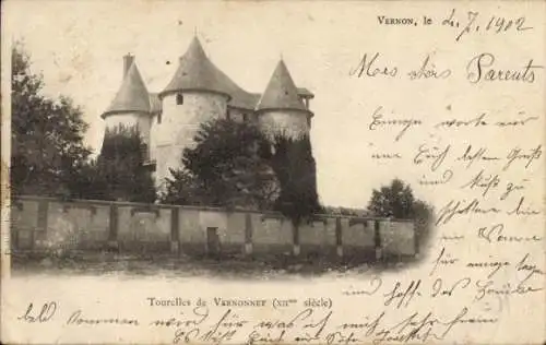 Ak Vernon Eure, Tourelle de Vernonnet
