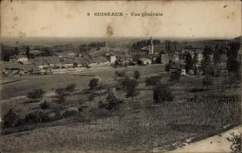Ak Cuiseaux Saône et Loire, Vue Generale