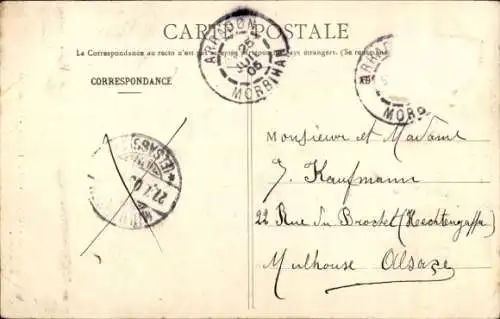 Ak Port Navalo en Arzon Morbihan, Leuchtturm